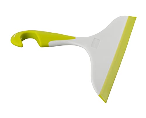 Image of WENKO 20178100 Bathroom Squeegee Loano Yellow - for Bathroom and Shower, Plastic, Yellow