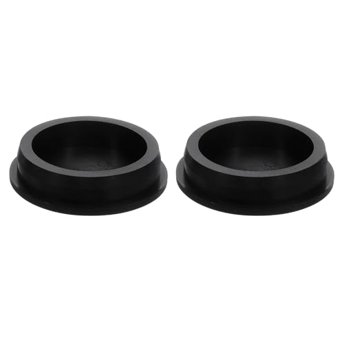 Image of uxcell 2 Pcs Black Plug Holes, Waterproof Rubber Button Plug for 63mm / 2.48 inch Hole