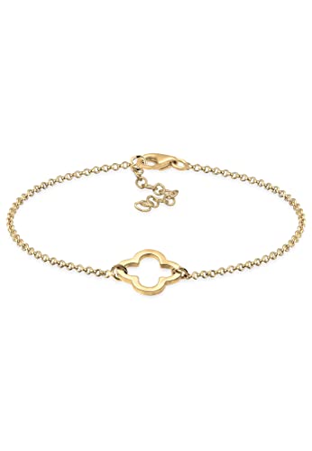 Elli Armband Damen mit Cut-Out Kleeblatt Symbol – Ansicht 1