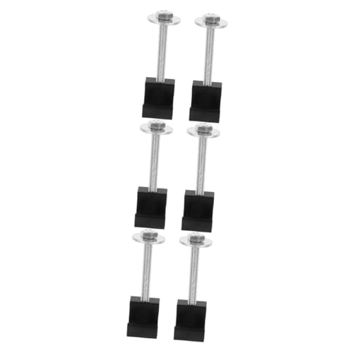 Mobestech 3 Juegos Abrazadera De Camión Cerraduras del Volante del Coche Kit para Colgar Cuadros Pestillo Caja Herramientas Camión Kit Montaje Caja Herramientas Perno J Black 2 Piezas * 3