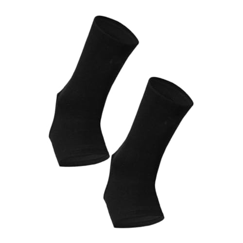 FOMIYES Adult Ankle Support Compression Sleeves Ankle Wraps for Sports for Basketball Soccer Running (black)