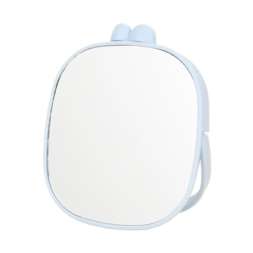 PLHBVDFWE Small Desktop Makeup Mirror For Girls In Student Dormitory, Portable and Portable, Cute Dressing Mirror