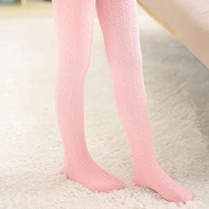 Toddler Baby Girls Cable Knit Leggings Solid Cotton Footed Tights Warm Stockings Pantyhose Pants Trousers 3/5Pack for 1-8T - Image 8