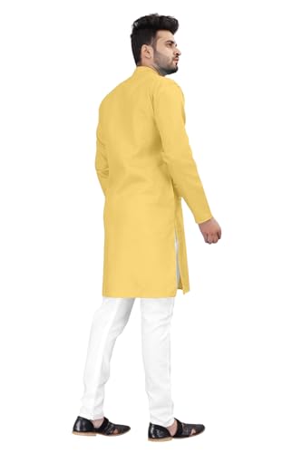 Image of trustous Mens straigth Solid Kurta Pyjama Set Combo in 100% Cotton with 16 Colour Option and Size are XS to 3XL for (Birthday,Wedding, Ceremony, Casual, Engagement)