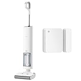 Xiaomi W10 Pro Nass-Trockensauger mit Ladestation (bis zu 35min Akkulaufzeit, intell. Fleckenerkennung, 90° verstelbar, für Tierhaare geeignet) + Window & Door Sensor [Amazon Exklusiv]