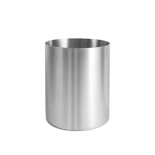 Image of IMEEA Small Kitchen Utensil Holder for Countertop Utensil Crock Utensil Pot SUS304 Stainless Steel Kitchen Utensil Organiser Storage