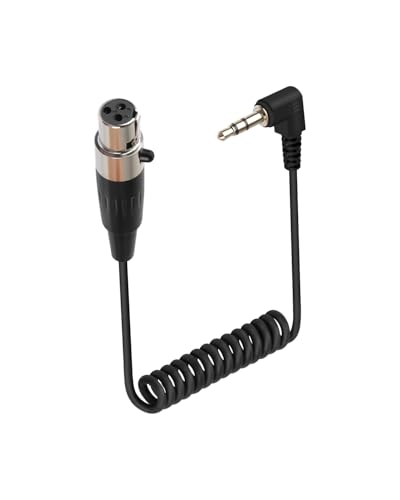 Câble microphone 3.5mm vers mini XLR pour smartphone pc