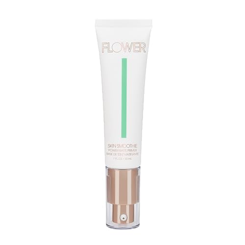 FLOWER BEAUTY By Drew Barrymore Skin Smoothie Power Matte Primer - Smoothes Skin + Mattifying Effect Blurs Pores + Blemishes - Absorbs Oil