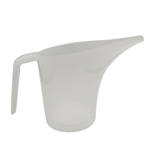 KIXZSAZ スケールとハンドルグリップ付き計量カップ大容量読みやすい成分PPプラスチック計量漏斗ピッチャーカップ