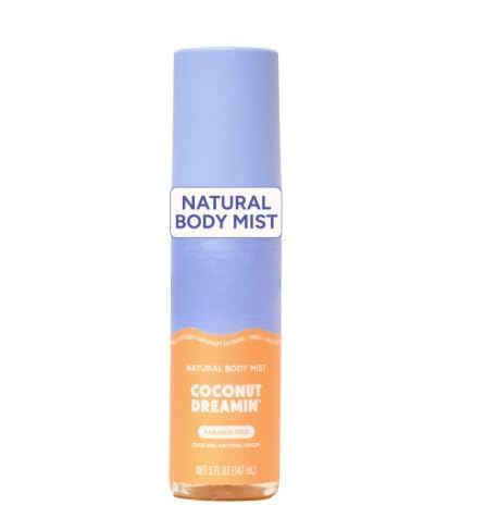 Natural Women's Body Mist – Lightweight Mist with Glycerin – Coconut Dreamin, 5 fl oz (1 pack)