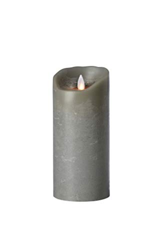 Bougie LED en cire veritable grise Sompex 35705 pour une ambiance cosy