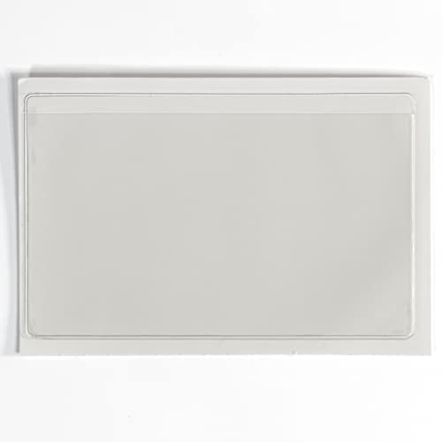 StoreSMART® - Peel & Stick Business Card Holder - Open Long Side - Archival Plastic - Heavy-Duty Sealed Edges - 100 -Pack - TL20144-100