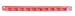Maxxima M63318RCL-A Red Stop/Tail/Turn Strip Light with Clear Lens