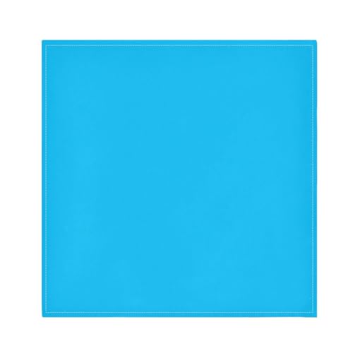 Servilletas cuadradas de poliéster azul 20x20 pulg x6 miniatura 6