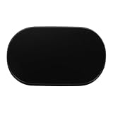 Toddmomy Ovaler Holzsockel Aus Holz Miniatur Figurenständer Für Puppen Und Actionfiguren Selbstgemacht Zubehör Für Puppenschau Und Bürodekoration Handgefertigt 13,5 x 8 x 1,2cm Schwarz