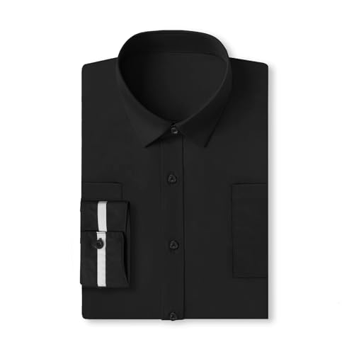 Chemise décontractée à manches longues homme AOTORR coupe regular
