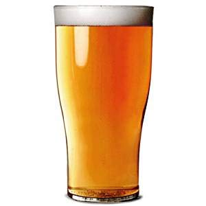 Pack of 48 x Elite Polycarbonate Plastic Reusable Tulip Shaped Pint Glass 20OZ - CE Marked