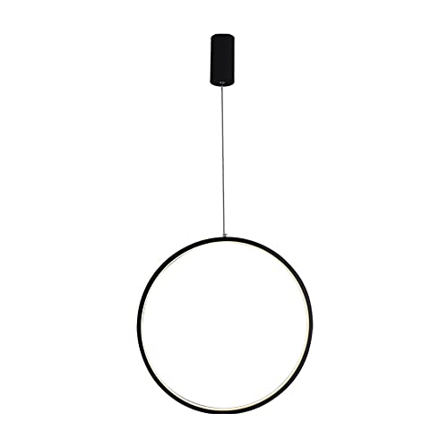 Lustre créatif nordique minimaliste au design circulaire épuré