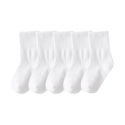 3-Pack Cute Soft Girls Socks Durable and Breathable for Youth Boy and Girl Unisex Warm Athletic Cotton Crew Sock