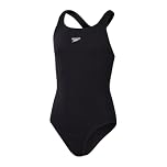 Speedo Women's Eco Endurance+ Medalist | Athletic Fit | Classic Design| Recycled Fabric | Chlorine Resistant | Extra Flexibility Swimsuit Black