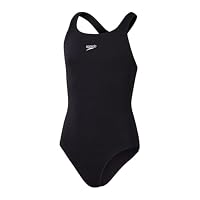 Speedo Women's Endurance+ Medalist One Piece Swimsuit, Black, 16