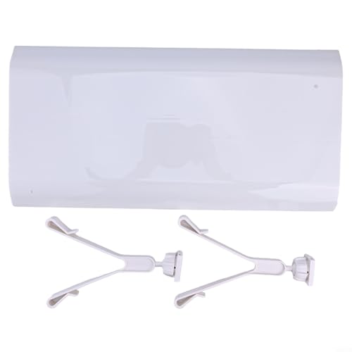 Yhenlovtt Deflector de viento retráctil para aire acondicionado, deflector de polipropileno ajustable para unidades montadas en la pared para soplar directamente, redirige el flujo de aire para un