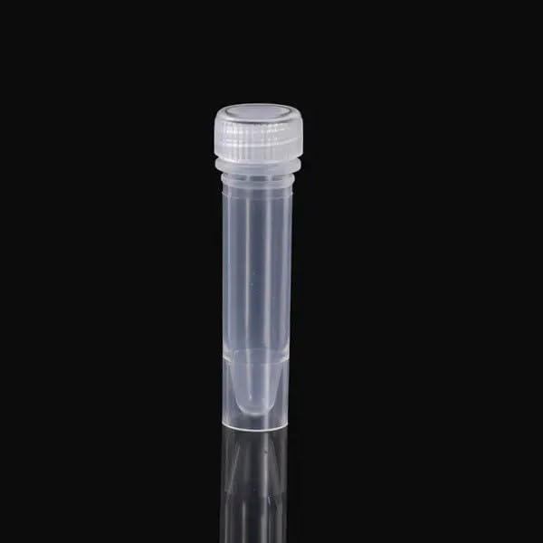 1.5ml Screw Cap Centrifuge Tubes with caps, Self-Standing, Clear, Non-sterile (500/pk)