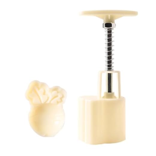 MidAutumn Festival Mooncake Makers - Molde para tartas de zanahoria y luna, sellos de galletas, prensa a mano, cortadores de postres, dibujos animados, zanahoria, molde de pastel de luna para hornear