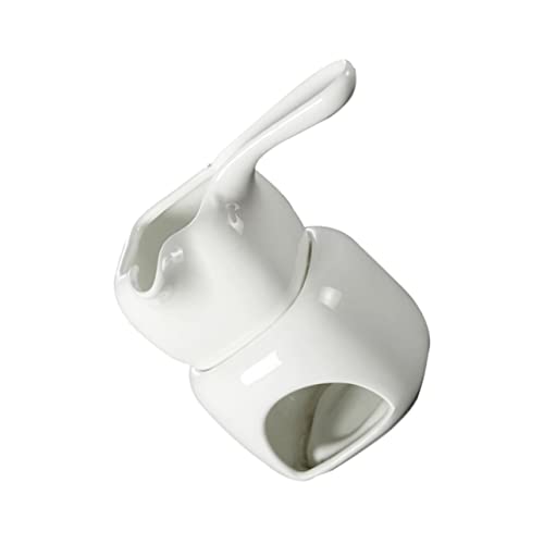 STOBAZA 110ml Chocolate Melting Oven Ceramic Stove Butter Warmer Pot Cheese Pot Easy-clean Dessert