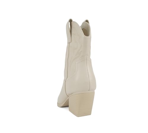 Image of Soda inchBLAZING inch ~ Women Western Bootie Pointe Toe with Low Heel (Wide Fit Available)