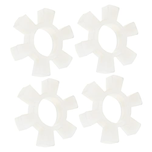 KICHOUSE Jaw Coupling Pad Plum Shape Flexible Machine Fittings Special Synthetic Rubber 4pcs Machine Accessory for Industrial Use