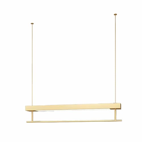 Support à vêtements à LED en acier inoxydable réglable 120 cm