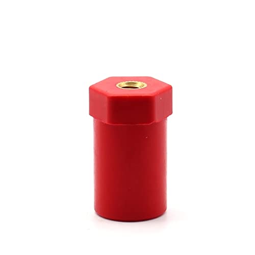 Aislador de bajo voltaje M8 con poste hexagonal de 20x65mm y núcleo de cobre 4