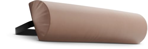 Image of Frido Wedge Neck Rest Pillow | Multipurpose Neck Pillow | Memory Foam Roll with Adjustable Strap | Relieves Neck, Knee & Lumbar Pressure | Compatible with Wedge Plus | Washable Cover, Coffee Brown