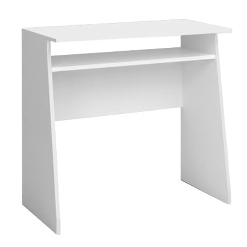 Miroytengo Escritorio Juvenil Kripton Color Blanco Mesa Estudio Oficina despacho Estilo Moderno Muebles 76x80x40 cm