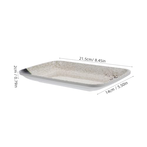 Platos rectangulares para sushi Garneck pack 2 piezas miniatura 2