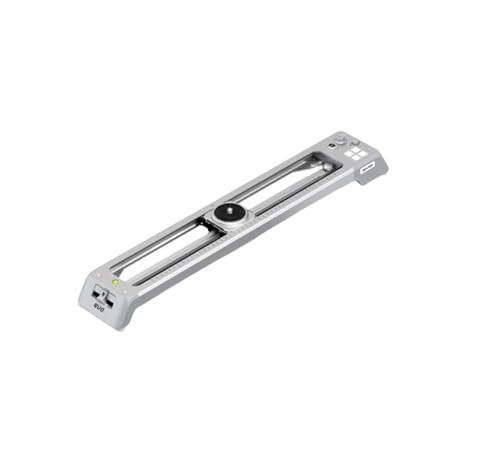 Image of Motorized Camera Slider with 125 Panorama Rotating Track Dolly, 5.5-11Lbs Load Capacity, Buttons and App Control for Video Shooting (60cm)