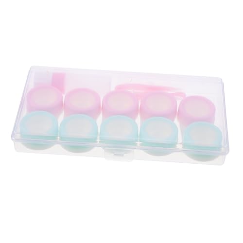 1set Contenitori Per Lenti Contatto Trasparenti Kit Da Viaggio Elegante e Pratico Per Occhi Sensibili Comodo e Facile Da Usare Per Lavoro e Viaggi Design Chic e Capacità Per