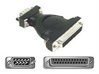 Belkin Serial Cable Adapter - Adaptador y Conectores de Cable (DB9, DB25, Macho/Hembra, Negro)