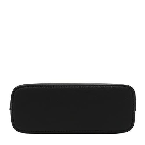 FashionPuzzle Saffiano Small Dome Crossbody bag with Chain Strap4