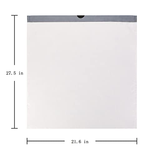 30 Liter Bin Liners 100 Bags Drawstring Garbage Bags Thickened Stretchy,Bathroom,Bedroom,Kitchen,Office and Living Room