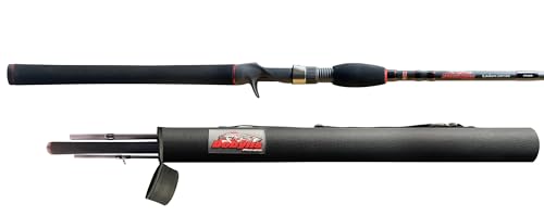 Dobyns Rods Kaden Travel SWIMBAIT / 8' / 3 PC / 20-40 LB LINE WT / 2-8 OZ Lure WT/HVY Fast ACT/EVA Handle