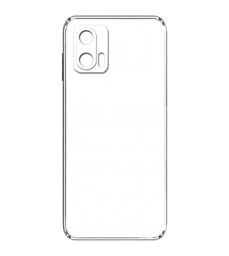Image of Soft Silicone TPU Back Cover Compatible with Motorola Moto G73 5G, Transparent