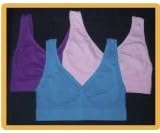 Shear Shapewear Bras 3 Pack - Seamless Leisure Bra Size Small - Blue/Pink/Purple