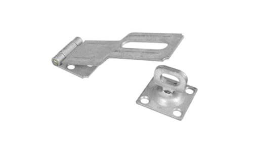 Image of National Hardware V32 4-1 /2 inch Swivel Staple Safety Hasp in Galvanized (1)