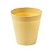 Domowy kosz na śmieci 6L Małe odpady kosza plastikowe stół do biura domowego kosza na śmieci koszyków domowych lufy lufy kuchnia kosz na śmieci (Color : Yellow)