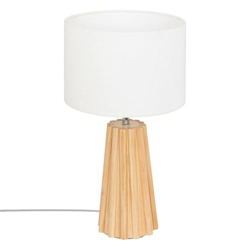 Atmosphera - Lampe à poser adon beige h53cm