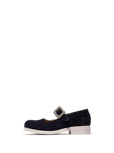 Fly London Mary Jane Flat en cuir véritable finitions artisanales