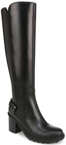 Vionic Women's Trabuco Knee High Leather Boot, Black, Size 6 Wide