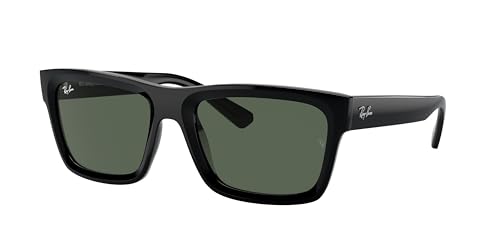 Ray-Ban RB4396 Sunglasses Bundle: RB 4396 WARREN 667771 Warren Black Dark Green and Eyewear Cleaning Kit